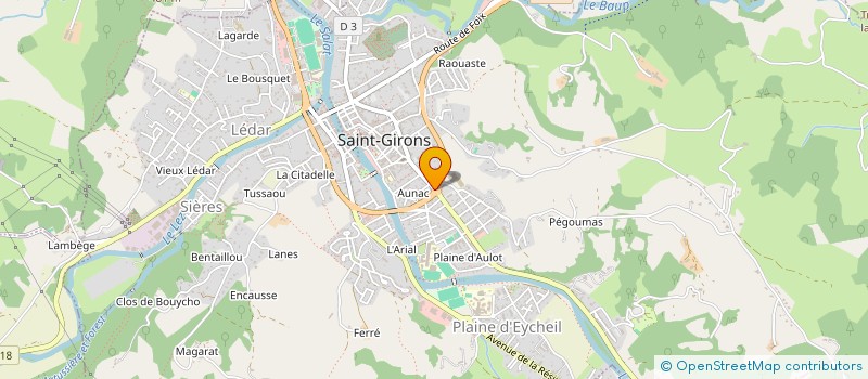localisation de l'entreprise MONSIEUR FLORENT NEGRE à SAINT-GIRONS