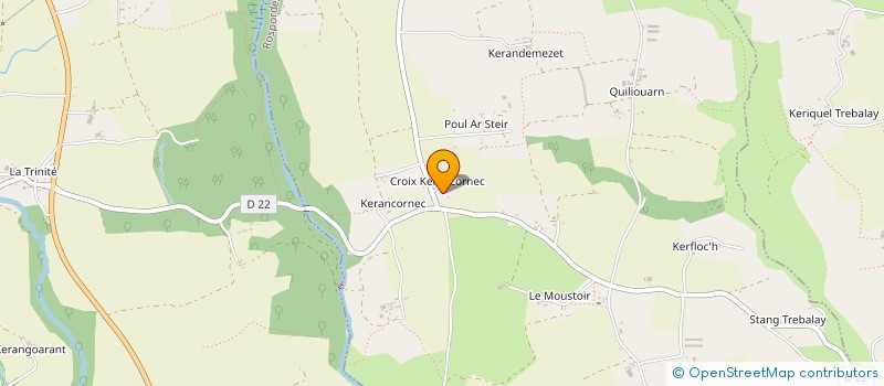 localisation de l'entreprise MONSIEUR FLORENT NOAL  ROSPORDEN