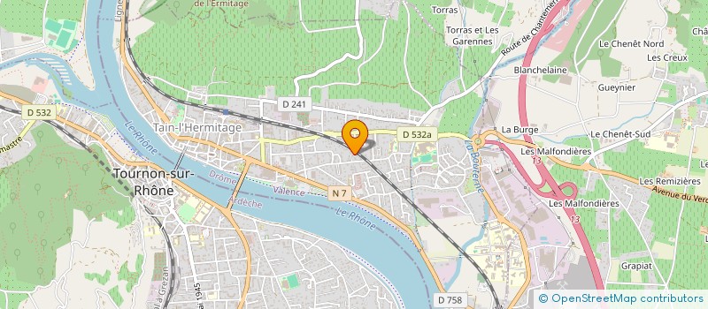 localisation de l'entreprise MONSIEUR FLORENT NOGUEIRA FERREIRA  TAIN-L'HERMITAGE