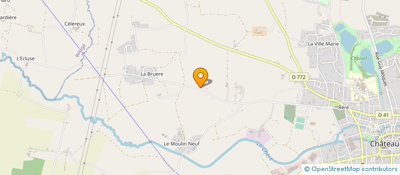 localisation de l'entreprise MONSIEUR FLORENT ONILLON  CHATEAUBRIANT