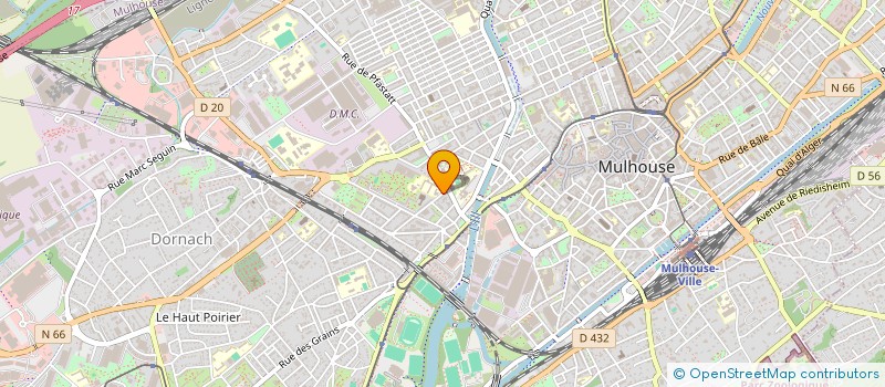 localisation de l'entreprise MONSIEUR FLORENT OSWALD  MULHOUSE