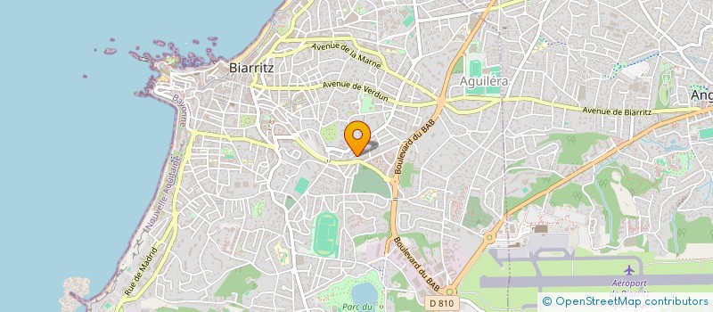 localisation de l'entreprise MONSIEUR FLORENT OTERO  BIARRITZ