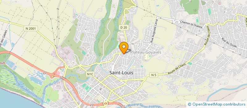 localisation de l'entreprise MONSIEUR FLORENT PALANY  SAINT-LOUIS