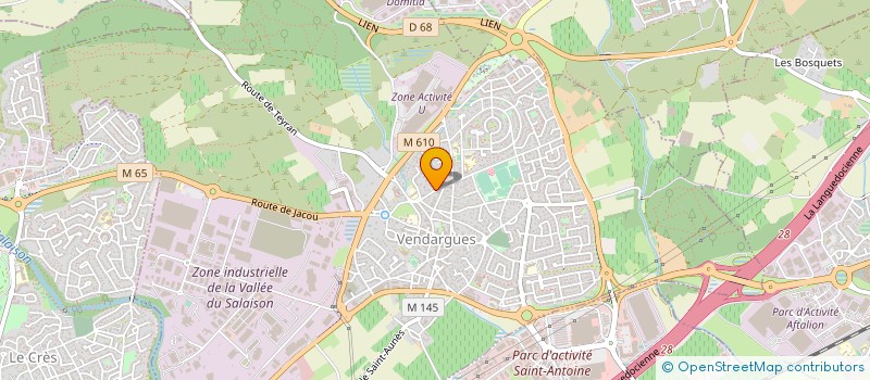 localisation de l'entreprise MONSIEUR FLORENT PALAYSI à VENDARGUES