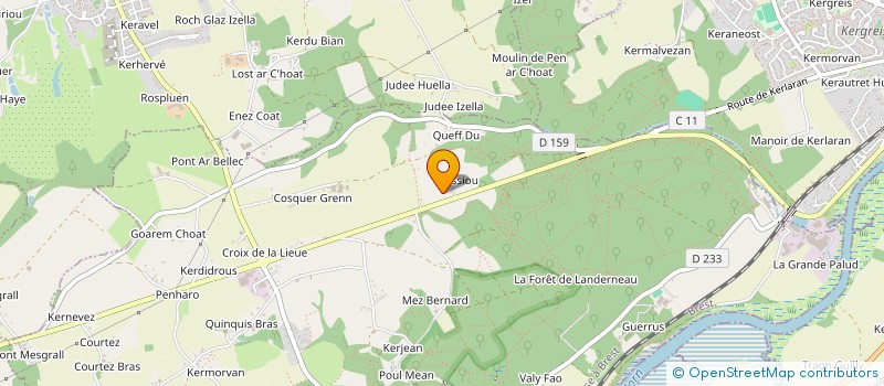 localisation de l'entreprise MONSIEUR FLORENT PALICOT  LA FOREST-LANDERNEAU