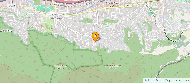 localisation de l'entreprise MONSIEUR FLORENT PAOLI  LA PENNE-SUR-HUVEAUNE