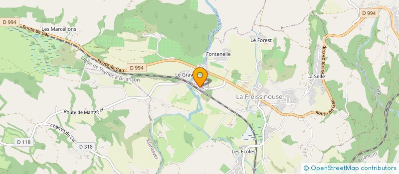 localisation de l'entreprise MONSIEUR FLORENT PAUL  LA FREISSINOUSE