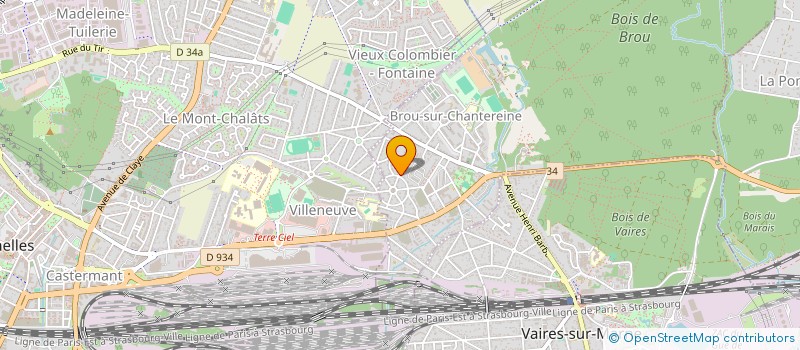 localisation de l'entreprise MONSIEUR FLORENT PAULIN  BROU-SUR-CHANTEREINE