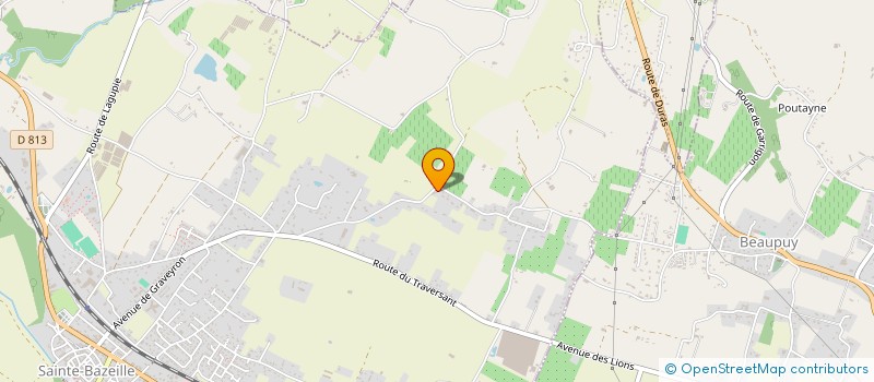 localisation de l'entreprise MONSIEUR FLORENT PAULY  SAINTE-BAZEILLE