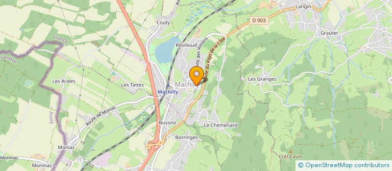 localisation de l'entreprise MONSIEUR FLORENT PAUMIER  SAINT-JEOIRE