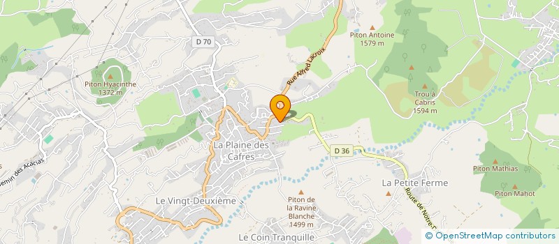 localisation de l'entreprise MONSIEUR FLORENT PAYET  LE TAMPON