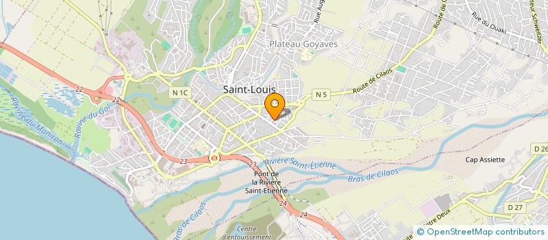 localisation de l'entreprise MONSIEUR FLORENT PAYET à SAINT-LOUIS