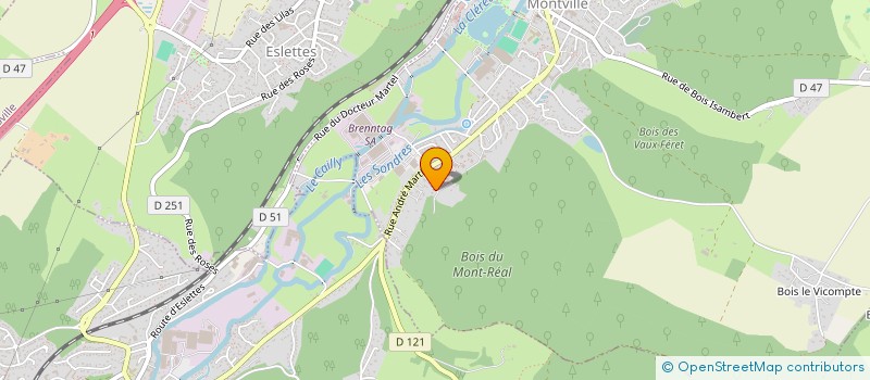 localisation de l'entreprise MONSIEUR FLORENT PENIN  MONTVILLE