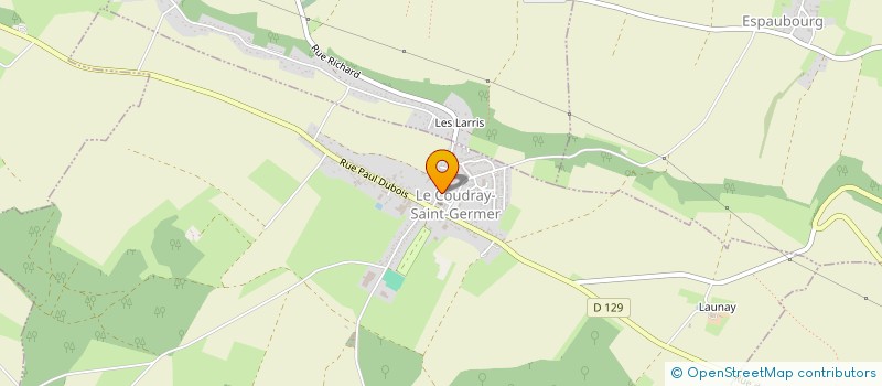 localisation de l'entreprise MONSIEUR FLORENT PERRIS à LE COUDRAY-SAINT-GERMER