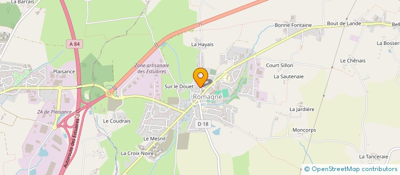 localisation de l'entreprise MONSIEUR FLORENT PESCHEUX  LANDEAN