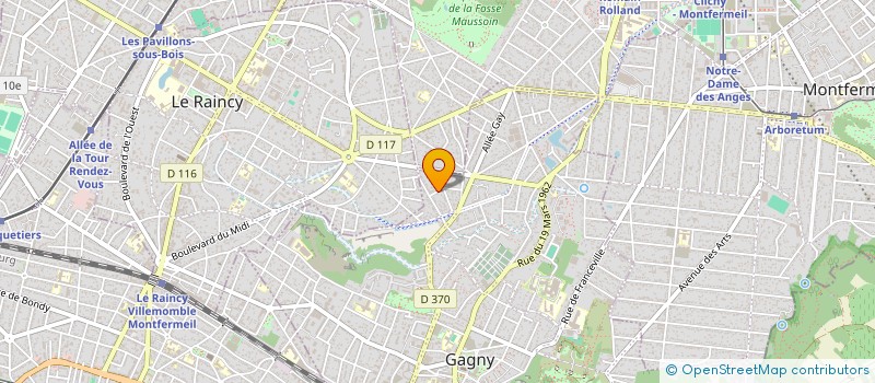 localisation de l'entreprise MONSIEUR FLORENT PETEX à GAGNY