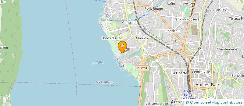 localisation de l'entreprise MONSIEUR FLORENT PETIT à AIX-LES-BAINS