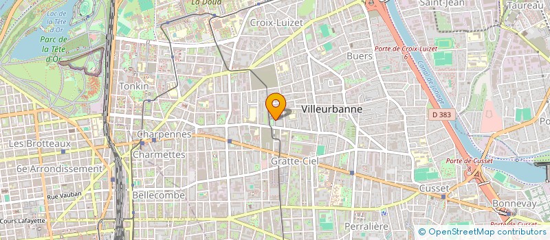 localisation de l'entreprise MONSIEUR FLORENT PETIT  VILLEURBANNE