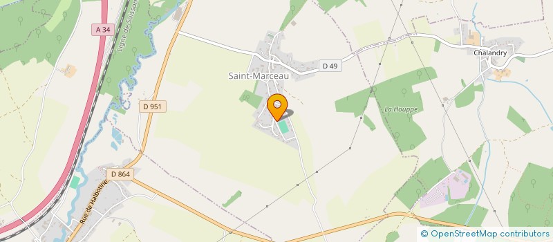 localisation de l'entreprise MONSIEUR FLORENT PICART  SAINT-MARCEAU