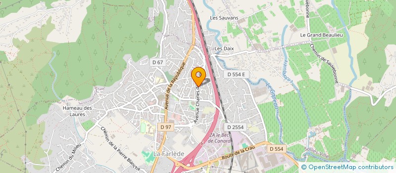 localisation de l'entreprise MONSIEUR FLORENT PINGUET  LA FARLEDE