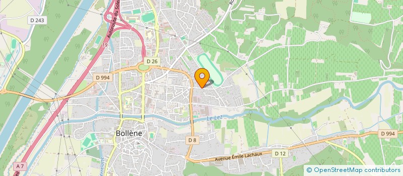 localisation de l'entreprise MONSIEUR FLORENT PIOLLET à BOLLENE