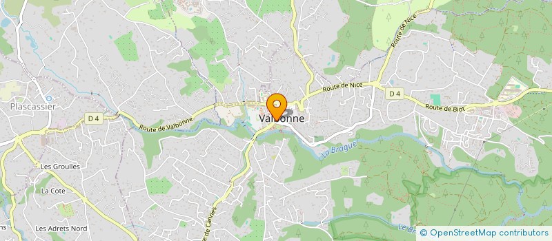 localisation de l'entreprise MONSIEUR FLORENT PITZINI  VALBONNE