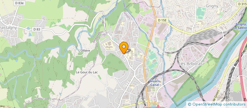 localisation de l'entreprise MONSIEUR FLORENT PIVIDAL  GIVORS