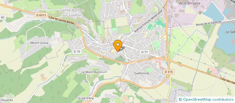 localisation de l'entreprise MONSIEUR FLORENT PODRAZA  SAINT-PIERRE-LA-GARENNE