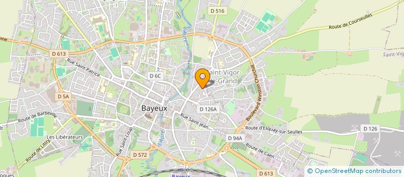 localisation de l'entreprise MONSIEUR FLORENT POISSON  BAYEUX