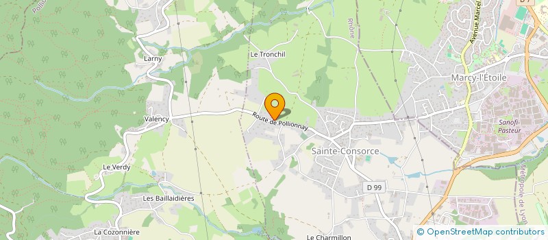 localisation de l'entreprise MONSIEUR FLORENT POIX à SAINTE-CONSORCE