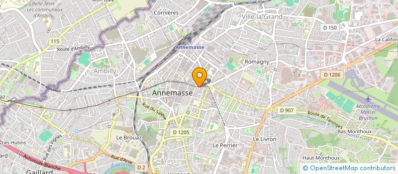 localisation de l'entreprise MONSIEUR FLORENT PONCET à ANNEMASSE
