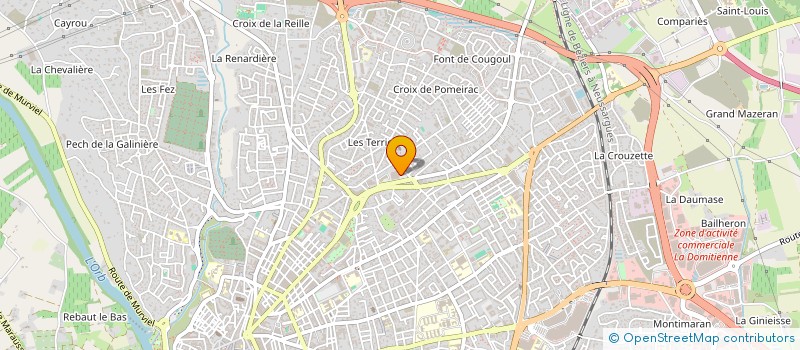 localisation de l'entreprise MONSIEUR FLORENT POPOVSKI-SEKULOVSKI  BEZIERS