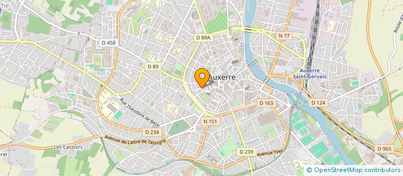 localisation de l'entreprise MONSIEUR FLORENT POSPIESZNY à AUXERRE