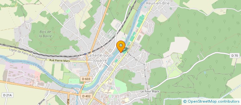 localisation de l'entreprise MONSIEUR FLORENT POTTIEZ à LA FERTE-SOUS-JOUARRE