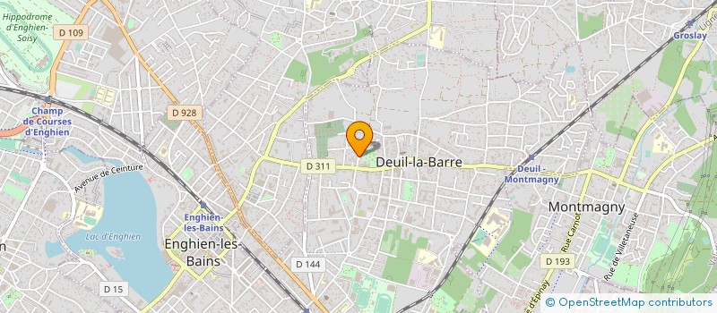 localisation de l'entreprise MONSIEUR FLORENT POUILLAT à DEUIL-LA-BARRE