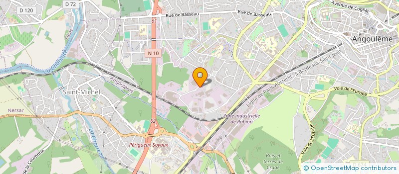 localisation de l'entreprise MONSIEUR FLORENT POUJADE à ANGOULEME