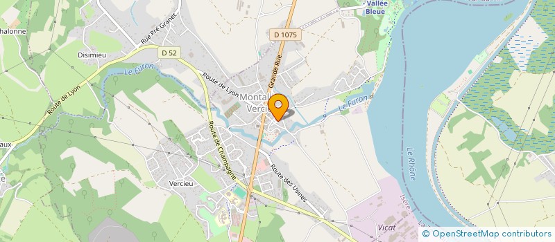 localisation de l'entreprise MONSIEUR FLORENT POULET  MONTALIEU-VERCIEU