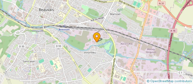 localisation de l'entreprise MONSIEUR FLORENT PRUDHOMME  BEAUVAIS