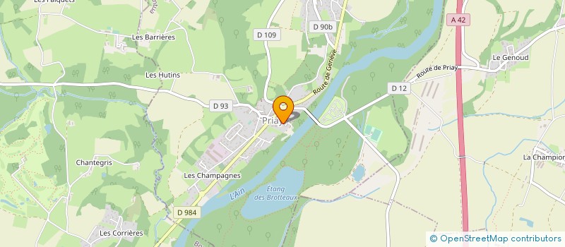 localisation de l'entreprise MONSIEUR FLORENT PUJOL  PRIAY