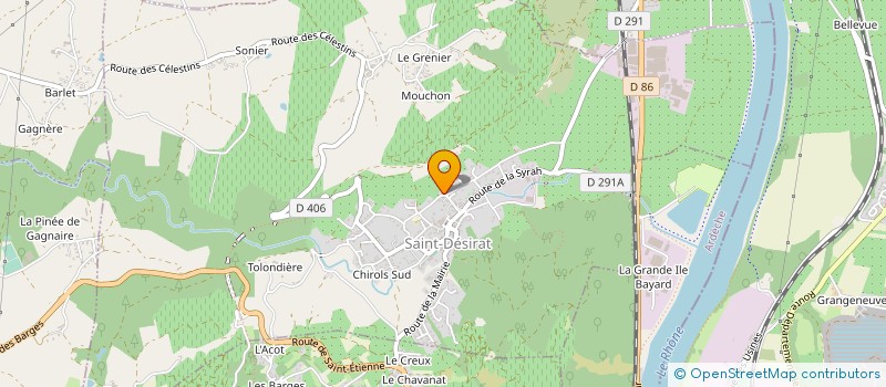 localisation de l'entreprise MONSIEUR FLORENT PUTOUD  SAINT-DESIRAT