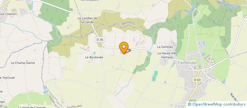 localisation de l'entreprise MONSIEUR FLORENT QUERARD  TREFFENDEL