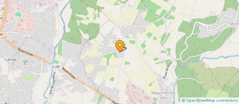 localisation de l'entreprise MONSIEUR FLORENT QUEROL  MEJANNES-LES-ALES