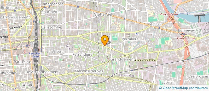 localisation de l'entreprise MONSIEUR FLORENT QUIGNON à VILLEURBANNE