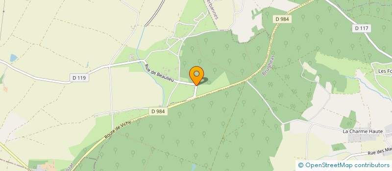 localisation de l'entreprise MONSIEUR FLORENT QUINTELIER  BIOZAT