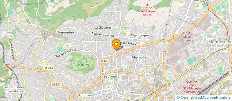 localisation de l'entreprise MONSIEUR FLORENT QUINTY  CLERMONT-FERRAND