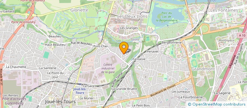 localisation de l'entreprise MONSIEUR FLORENT RAHIER  JOUE-LES-TOURS