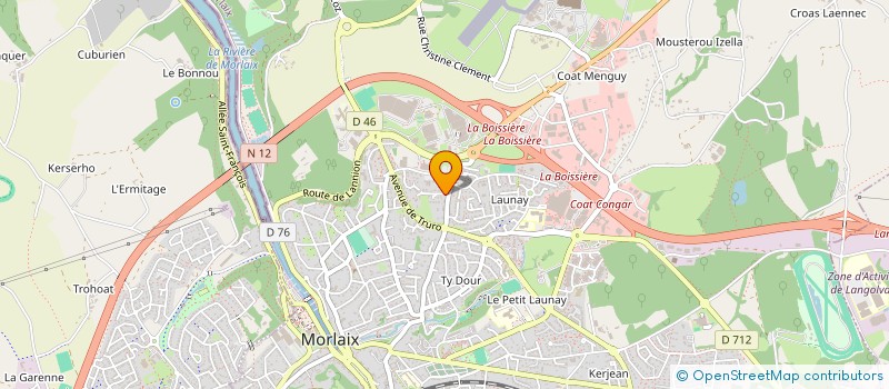 localisation de l'entreprise MONSIEUR FLORENT RANO à MORLAIX