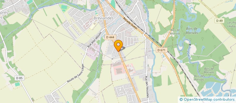 localisation de l'entreprise MONSIEUR FLORENT RAOULT  BREVIANDES