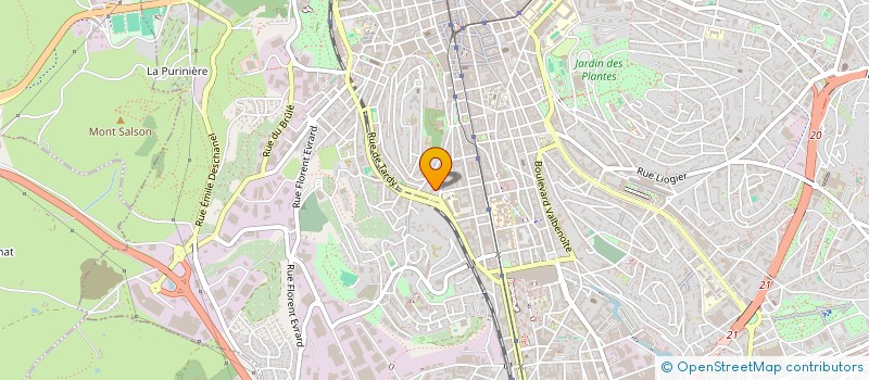 localisation de l'entreprise MONSIEUR FLORENT RAVIER  SAINT-ETIENNE