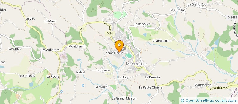 localisation de l'entreprise MONSIEUR FLORENT RAYNARD  MONTROTTIER